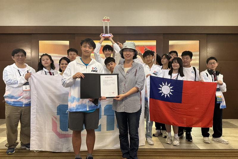 【News】Tainan students shine at US FIRST Robotics Competition