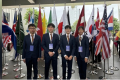 2025727我國今年生奧代表隊獲得1金3銀佳績，由左至右建國中學二年級學生陳俊穎、建國中學三年級學生郭哲聿、師大附中三年級學生林柏辰、北一女中二年級學生洪子芩。圖／教育部提供國參加2025年第36屆國際生物奧林匹亞競賽，26日自菲律賓傳回捷報，在78個國 ...(略)