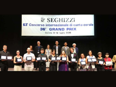 【News】Taipei Philharmonic Youth and Children&rsquo;s Choir earns highest score at Italian Seghizzi competition