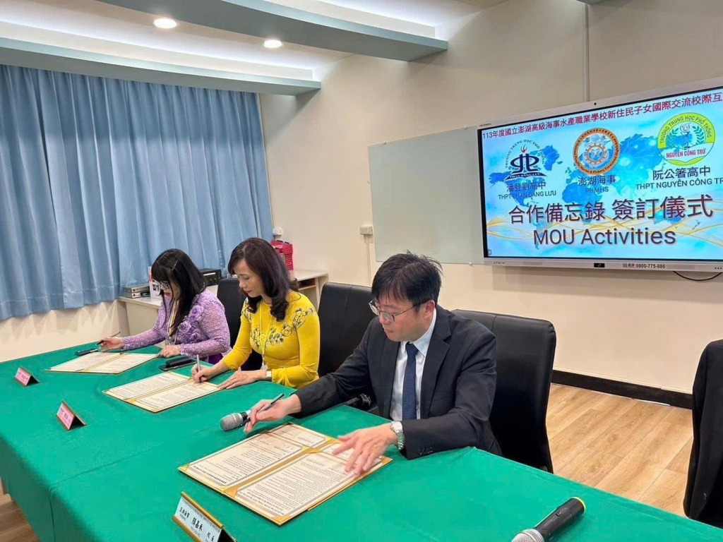 【News】International Exchange programs between Nguyen Cong Tru High School, TPHCMC, Phan Dang Luu High School, TPHCMC, Vietnam, and National Penghu Marine & Fishery Vocational High School, Taiwan, ROC
