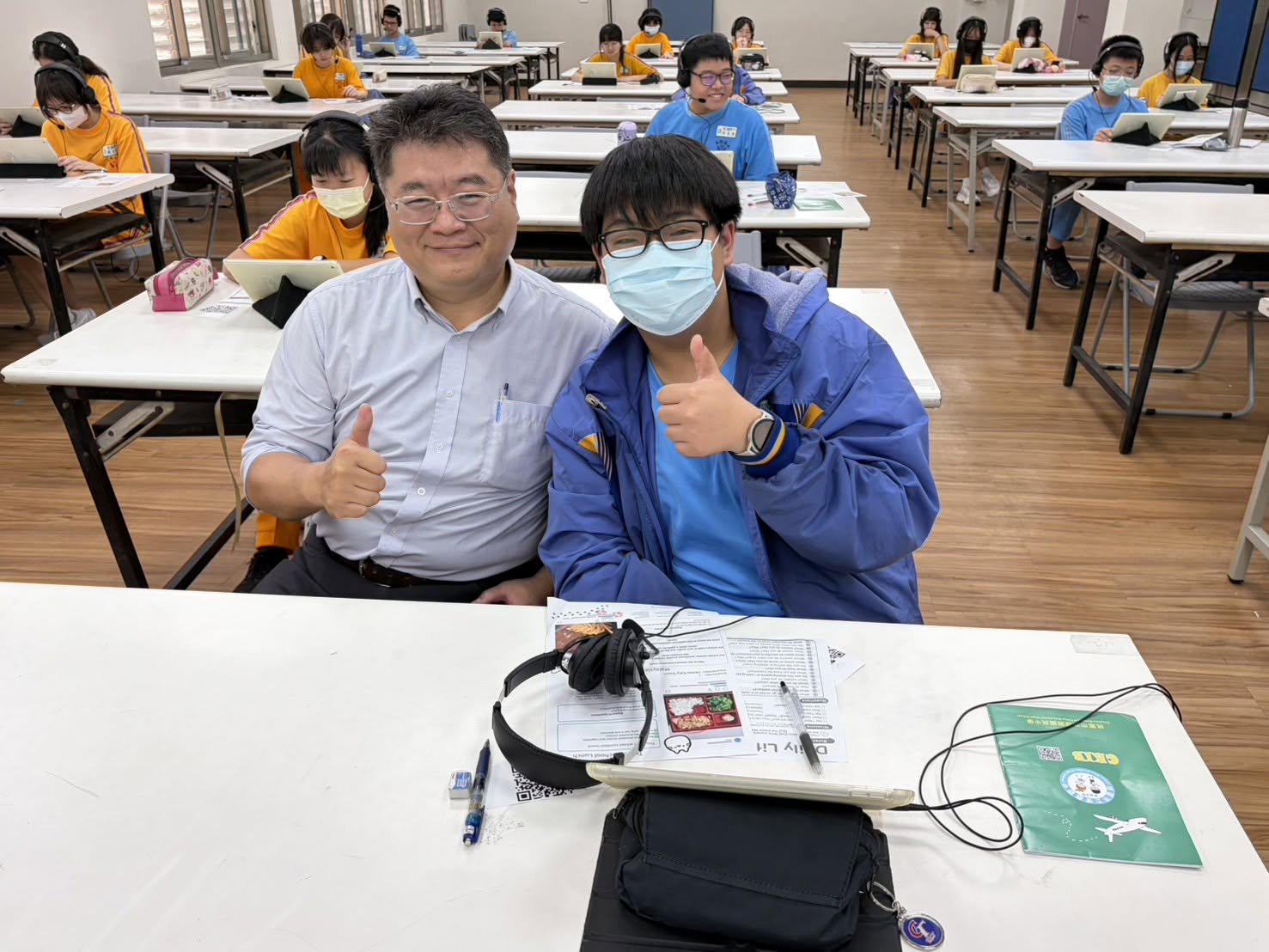 為深化國際教育交流,建國國中近日與馬圖片
