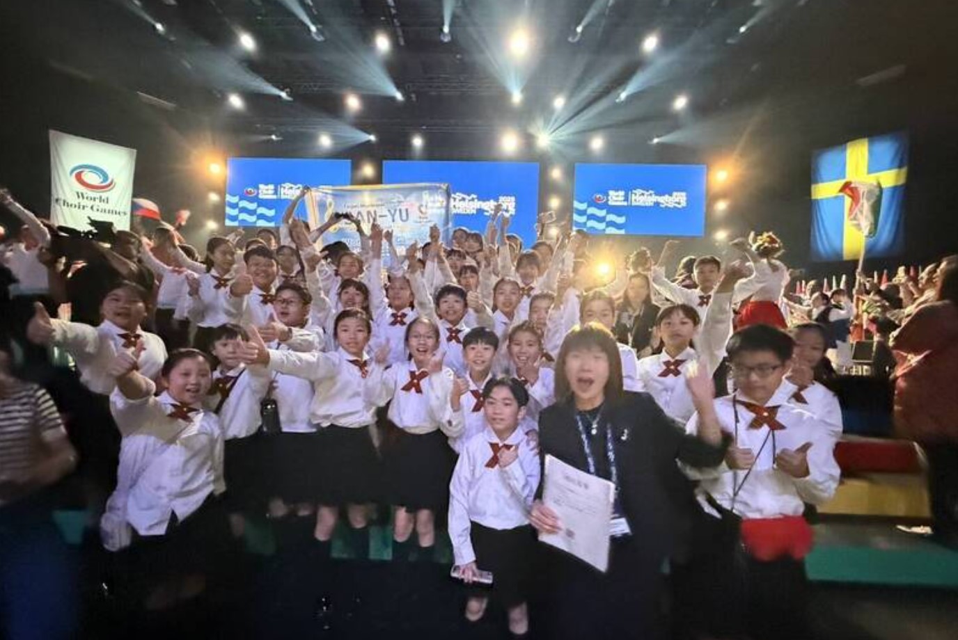 【國際交流】台灣之光！北市三玉國小遠征瑞典世界合唱大賽奪金相關照片