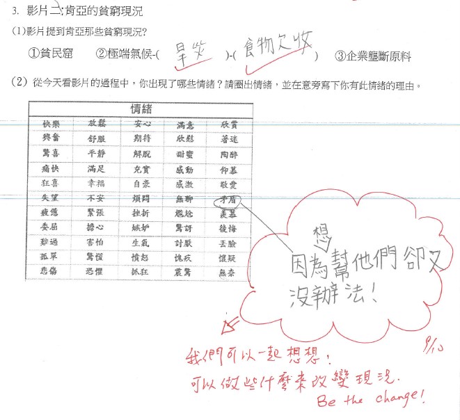 主題課程一：尋找失落的孩子(貧窮議圖片